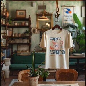 Comfort Colors T-Shirt with Capri Espresso Design